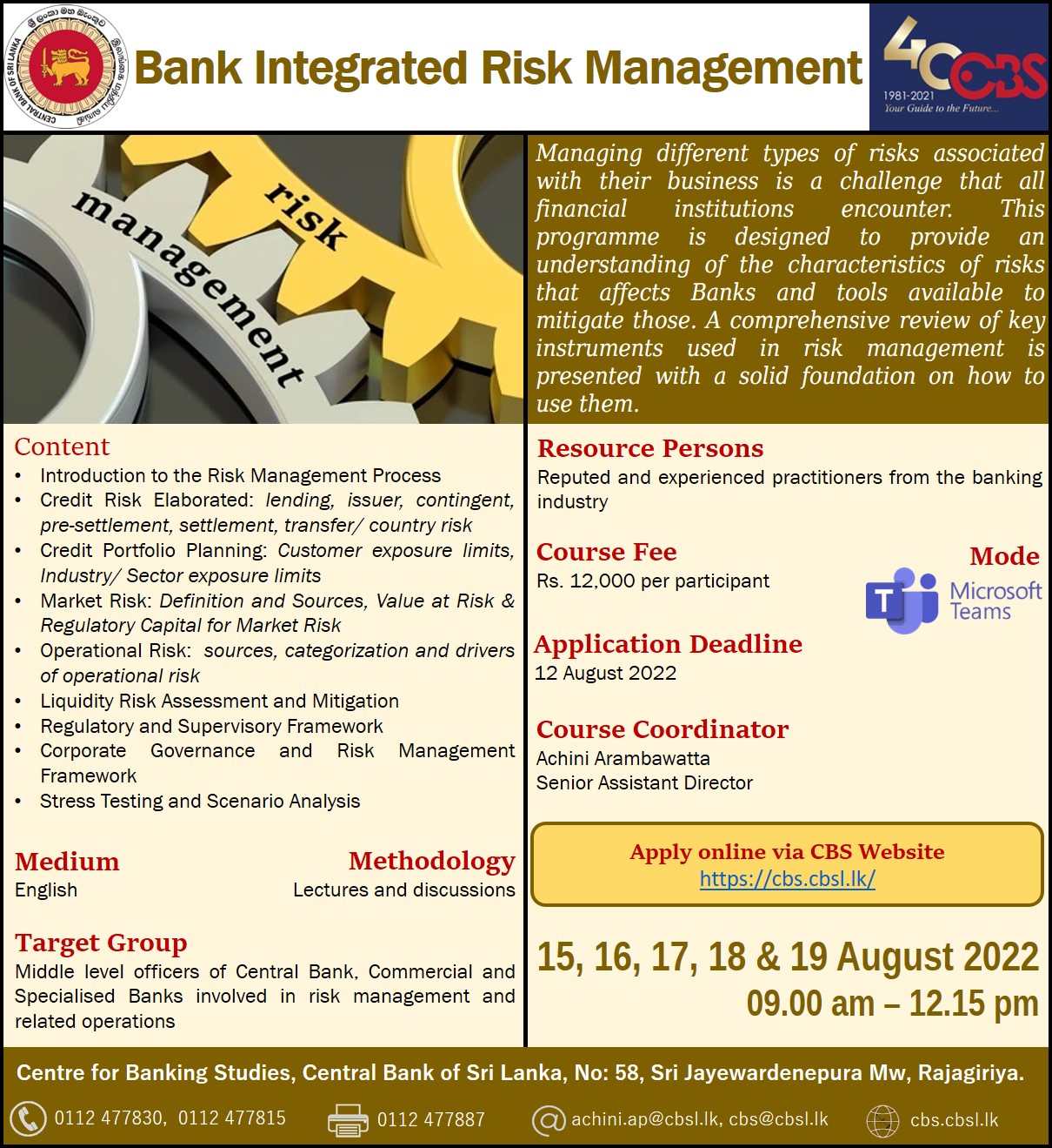 Bank Integrated Risk Management 2