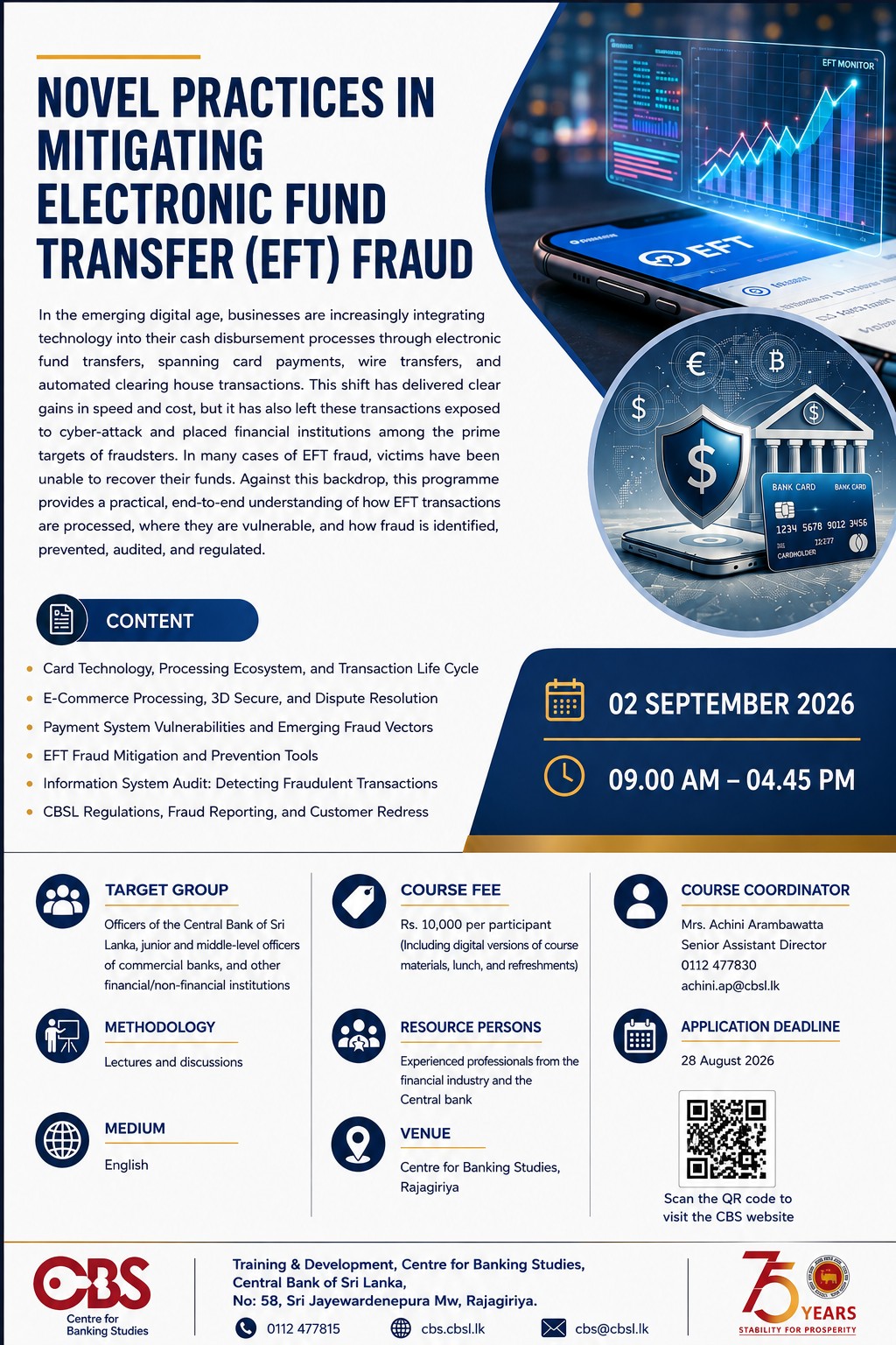 Novel Practices in Mitigating Electronic Fund Transfer (EFT) Fraud - 02 September 2026